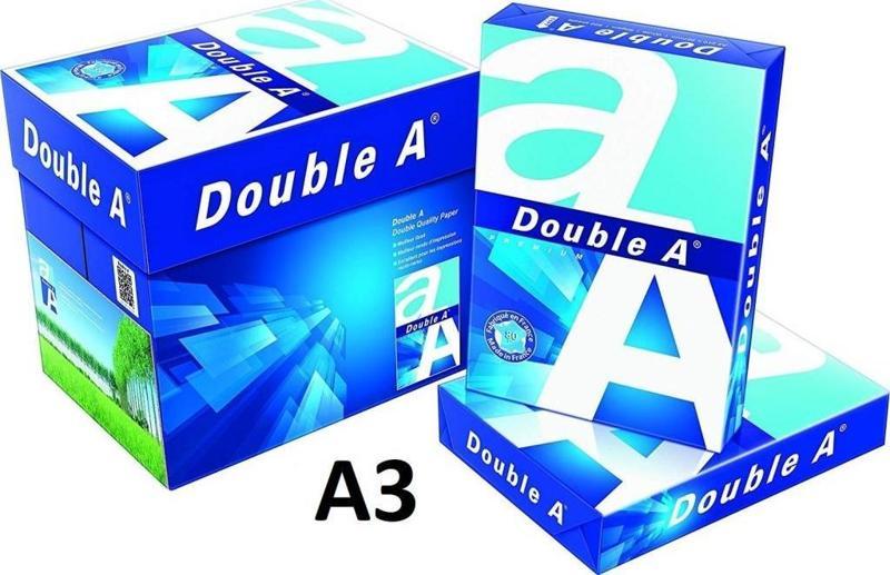 Double-A A3 Fotokopi Kağıdı 500 Lü 80 Gr Beyaz (5 Paket)