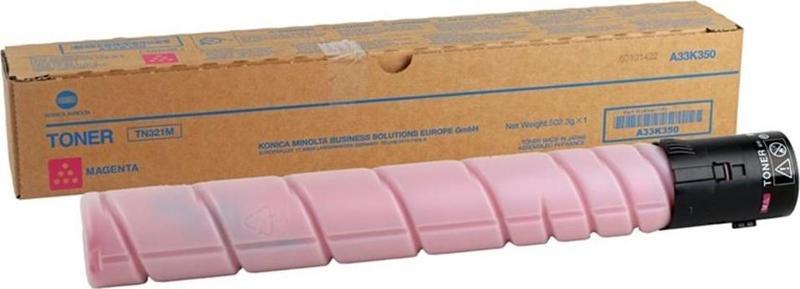 Konica Tn-321M Magenta Kırmızı Orjinal Fotokopi Toneri Bizhup C224-284-364 25.000 Sayfa Kapasiteli