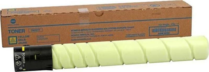Konica Yellow Sarı Mavi Orjinal Fotokopi Toneri Bizhup C227-287-367 21.000 Sayfa Kapasiteli Tn-221Y