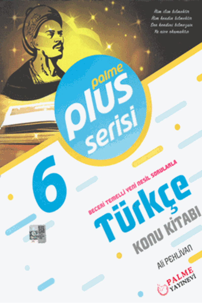 Palme Yayınevi 6. Sınıf Plus Serisi Türkçe Konu Kitabı