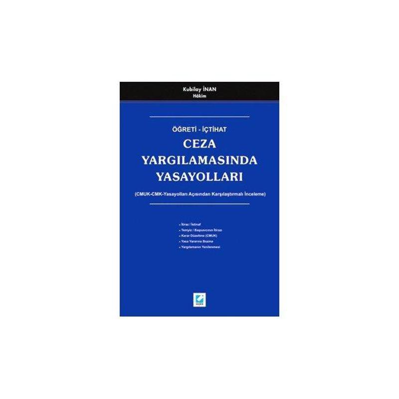 Ceza Yargılamasında Yasayolları Kubilay İnan 2006/10