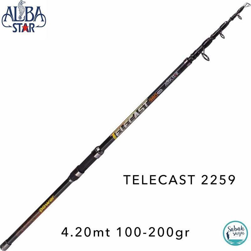 2259 Telecast 4.20mt 100-200gr Teleskopik Surf Kamış