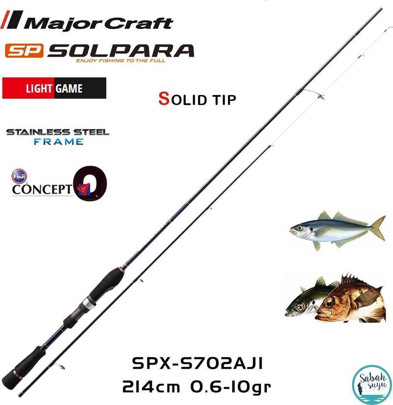 Solpara SPX-S702AJI Solid 214cm 0.6-10gr (2P) LRF Kamış