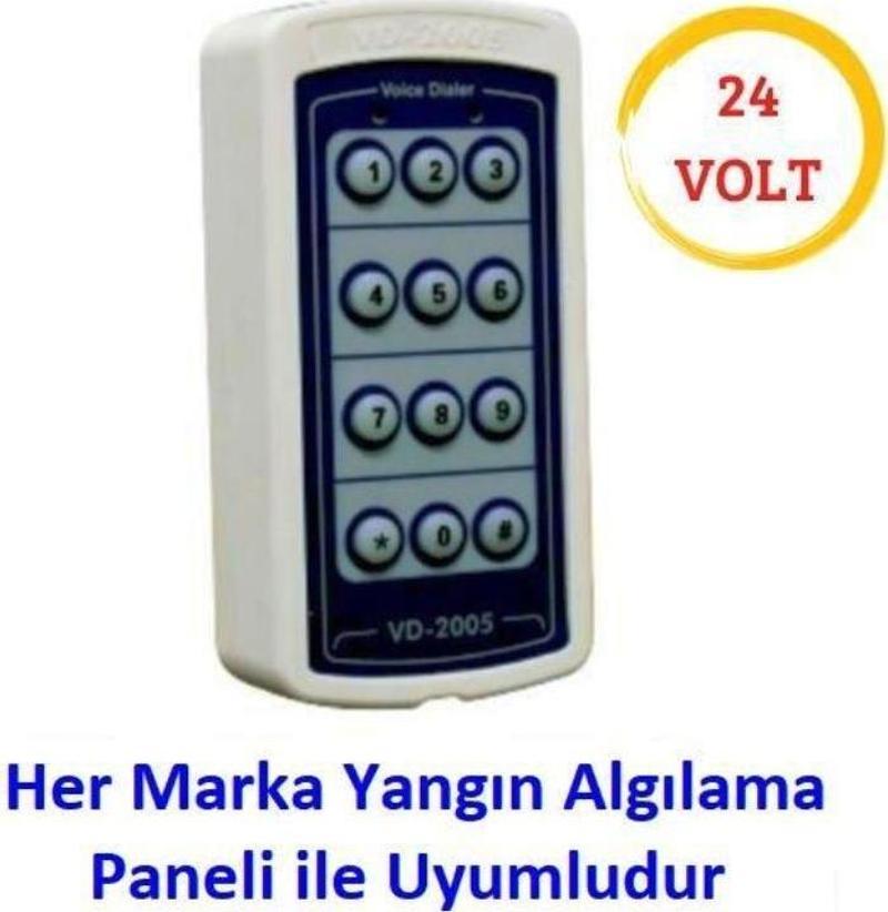 VD-2005 SMD 24 Volt Telefon Arama Modülü (Tüm Yangın Algılama Panelleri İle Uyumludur)