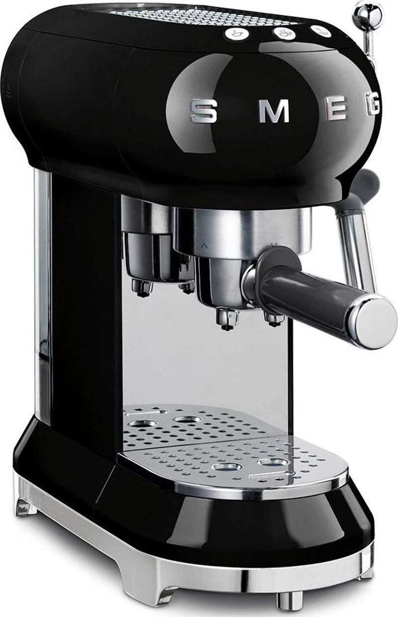 ECF01BLEU Retro Siyah Espresso Makinesi