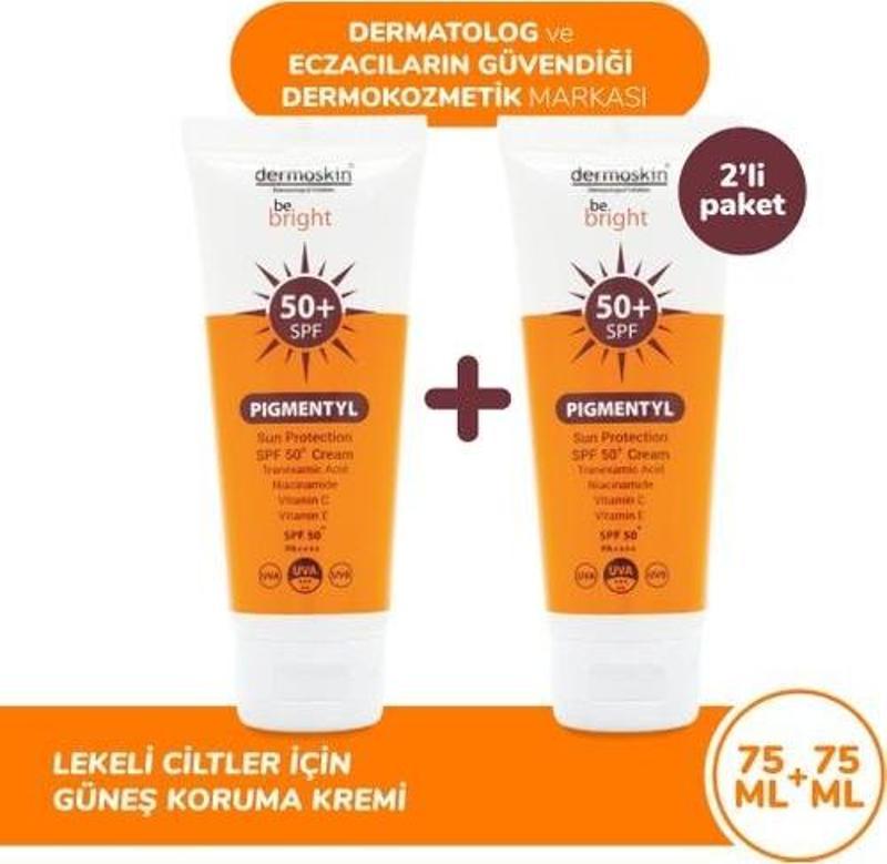 Be Brigrht Pigrmentyl grüneş Koruyucu Spf 50+ Krem 75 ml - 2'Li