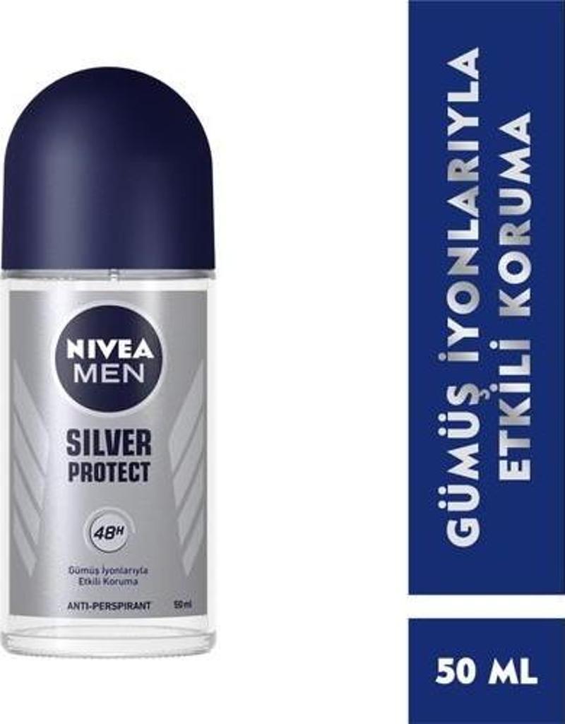 Roll On Sprey Deodorant Silver Protect 50 Ml, Ter Ve Ter Kokusuna Karşı 48 Saat Anti-Persp