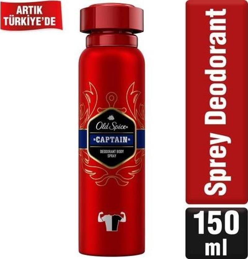 Sprey Deodorant 150 Ml Captain