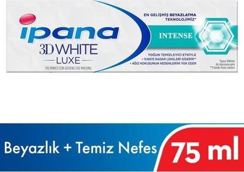 3 Boyutlu Beyazlık Luxe Diş Macunu Intense 75 Ml
