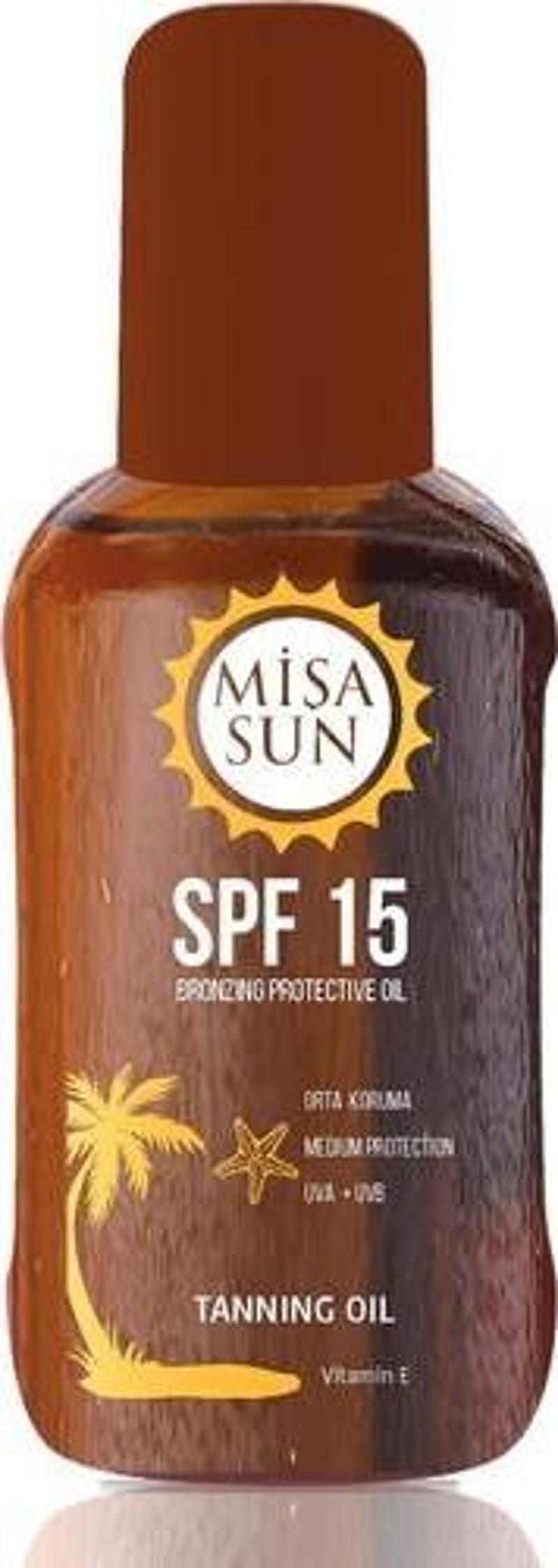 Mişa Sun Spf 15 Bronzing Protective Oil 200Ml