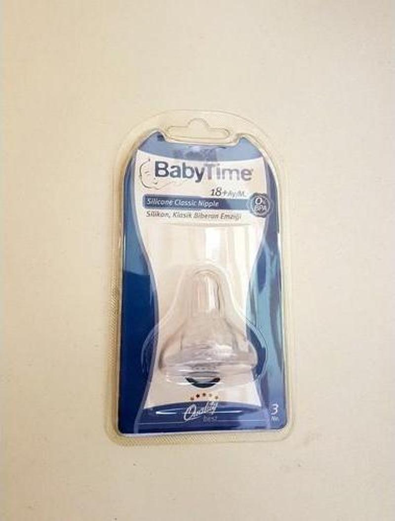 Baby Time Silikon Biberon Emziği