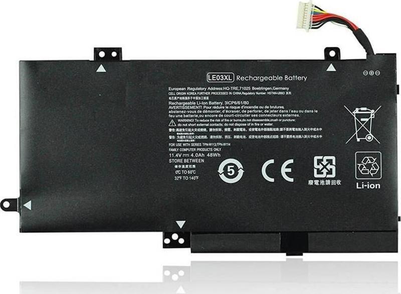 Hp LE03048XL-PR, LE03XL, TPN-W113 Pavilion Batarya ile Uyumlu  Pil
