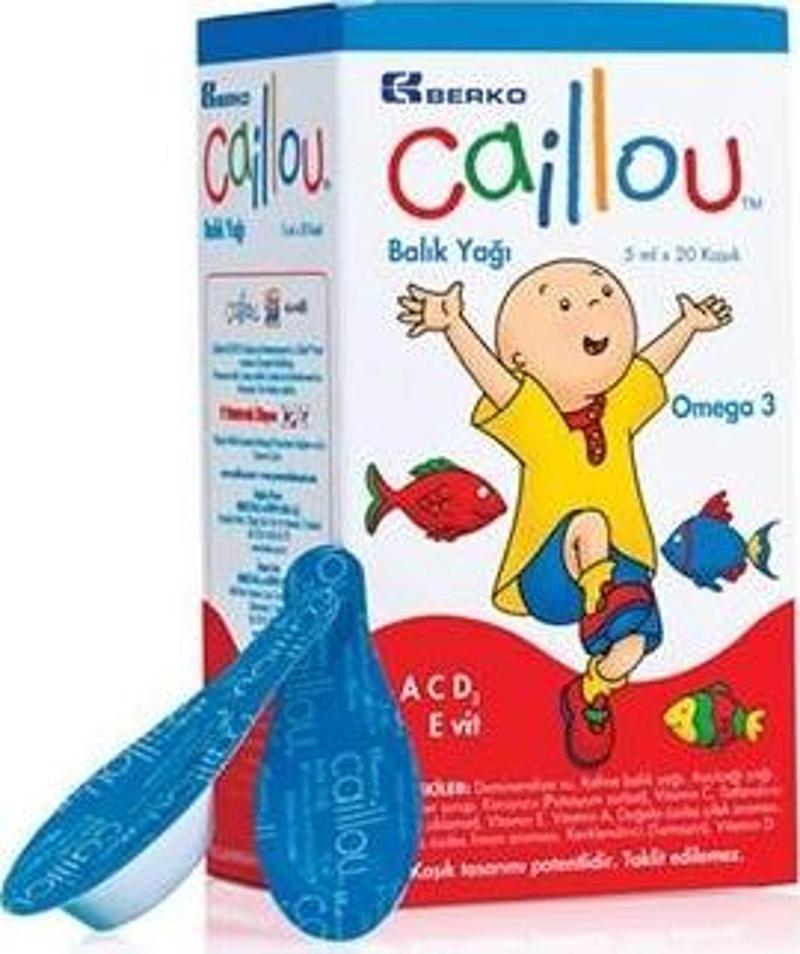 Caillou Omega 3 Balık Yağı 5 Ml X 20 Kaşık