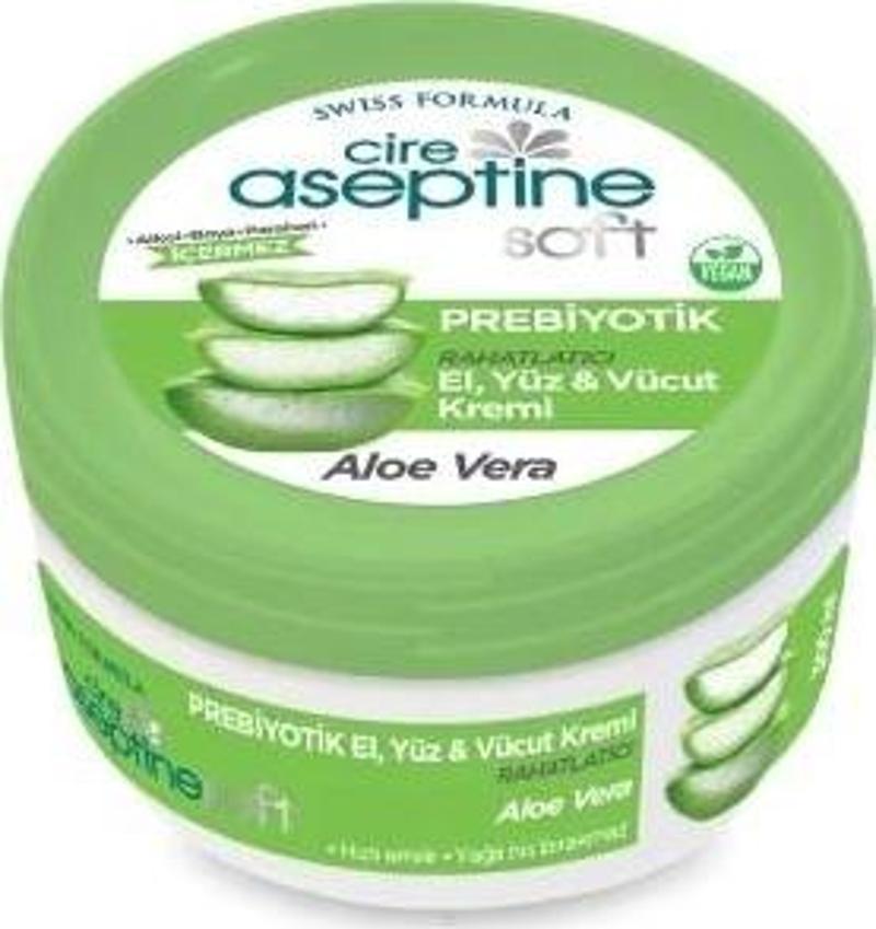 Soft Aloe Vera Prebiyotik Nemlendirici Bakım Kremi 30 Ml