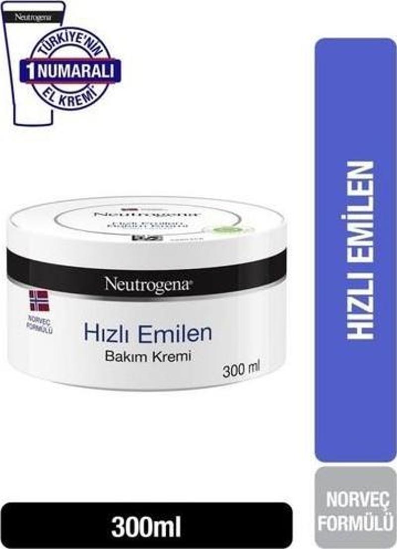 Norveç Formülü Hizli Emilen Bakim Kremi 300 Ml