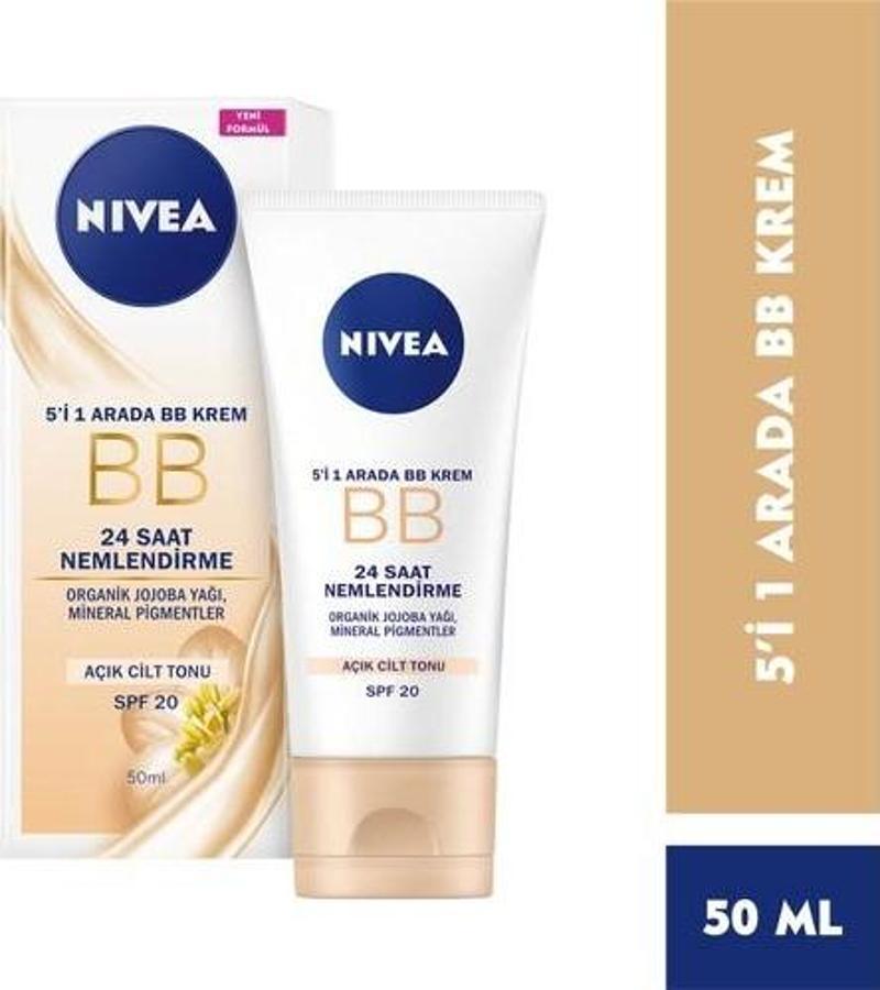 Essentials Bb Krem,24 Saat Nemlendirme + Işıltı Açık Ton Gündüz Kremi 50 Ml