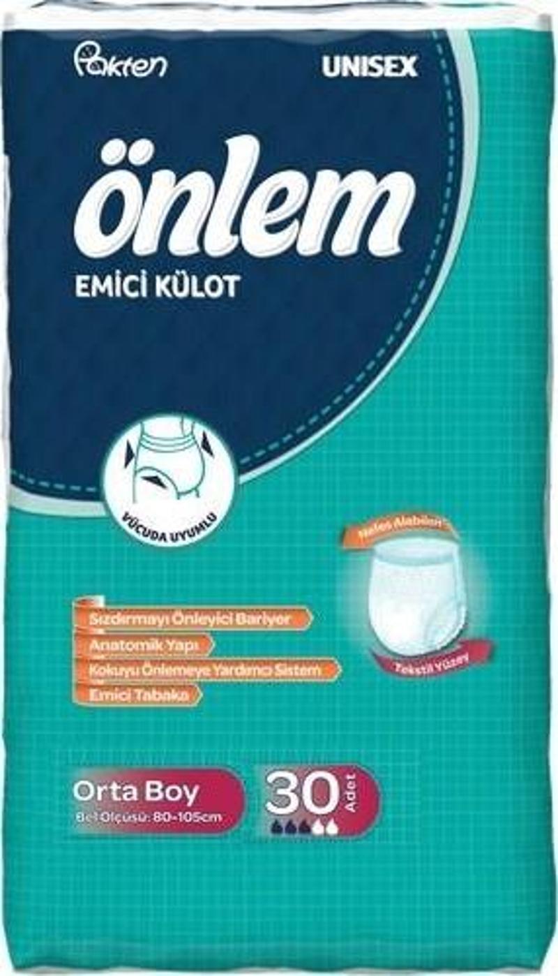 Medium Emici Külot - 30 Adet