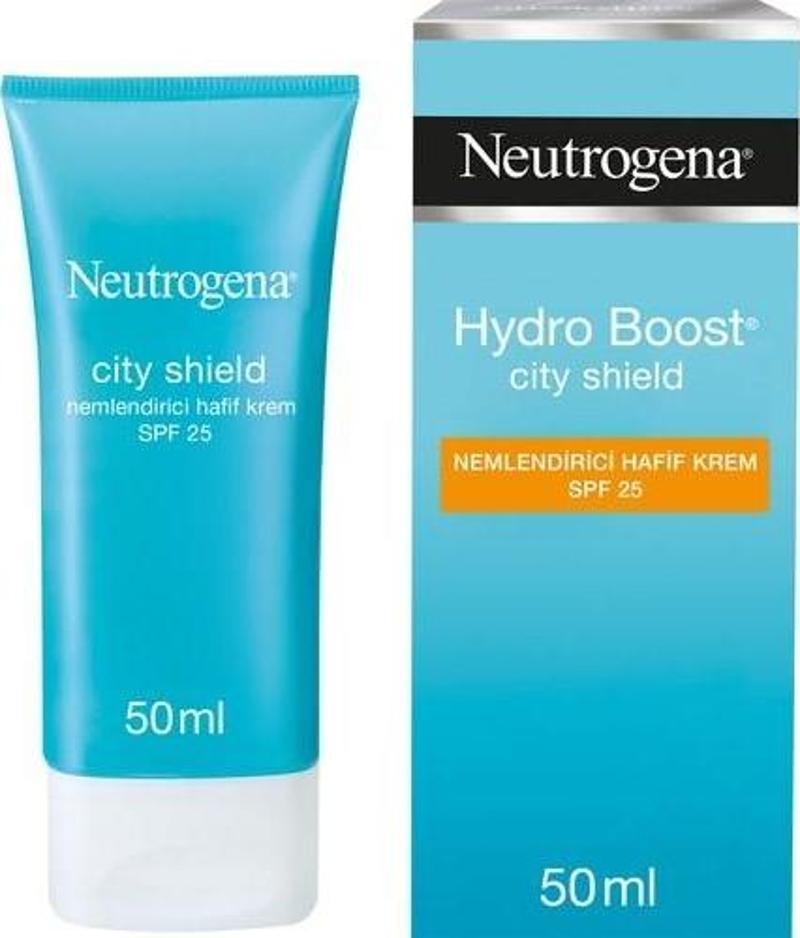 Hydro Boost City Shield Spf25 Yüz Güneş Kremi İçeren Nemlendirici 50Ml