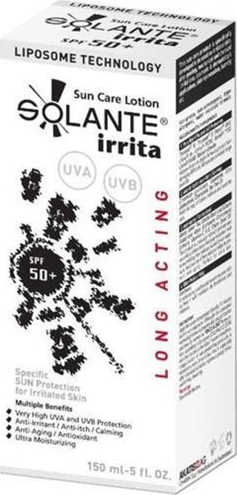 Irrita 50 Faktör Güneş Losyonu 150 ml