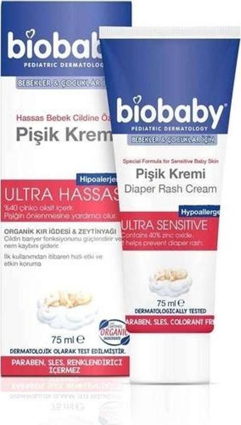 Bebek Pişik Kremi %40 Çinko 75 Ml