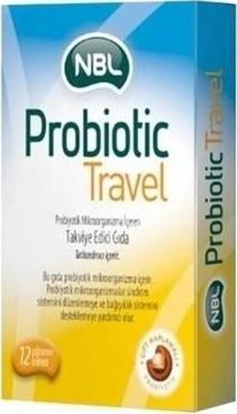 Probiyotik Travel 12 Çiğneme Tableti