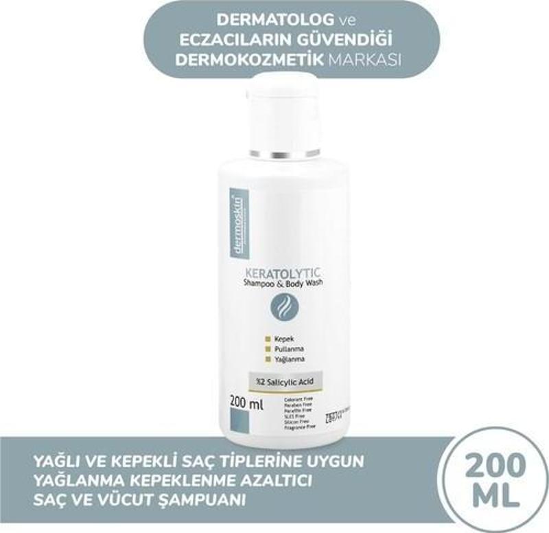 Keratolytic Shampoo & Body Wash 200 ml