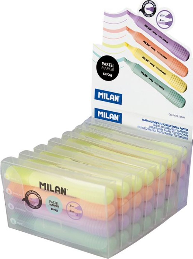 MILAN 162119807 SWAY PASTEL FOSFORLU KALEM 4LÜ (7 PAKET)