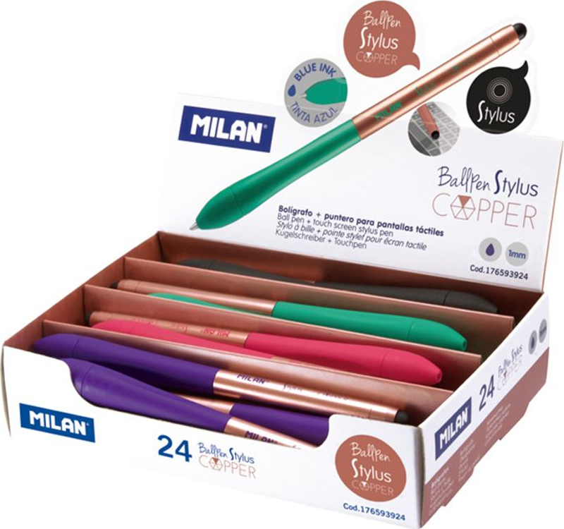 MILAN 176593924 STYLUS COPPER TÜKENMEZ KALEM - 20ADET