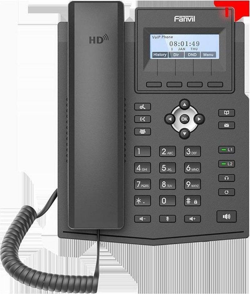 X1S IP Telefon-Siyah