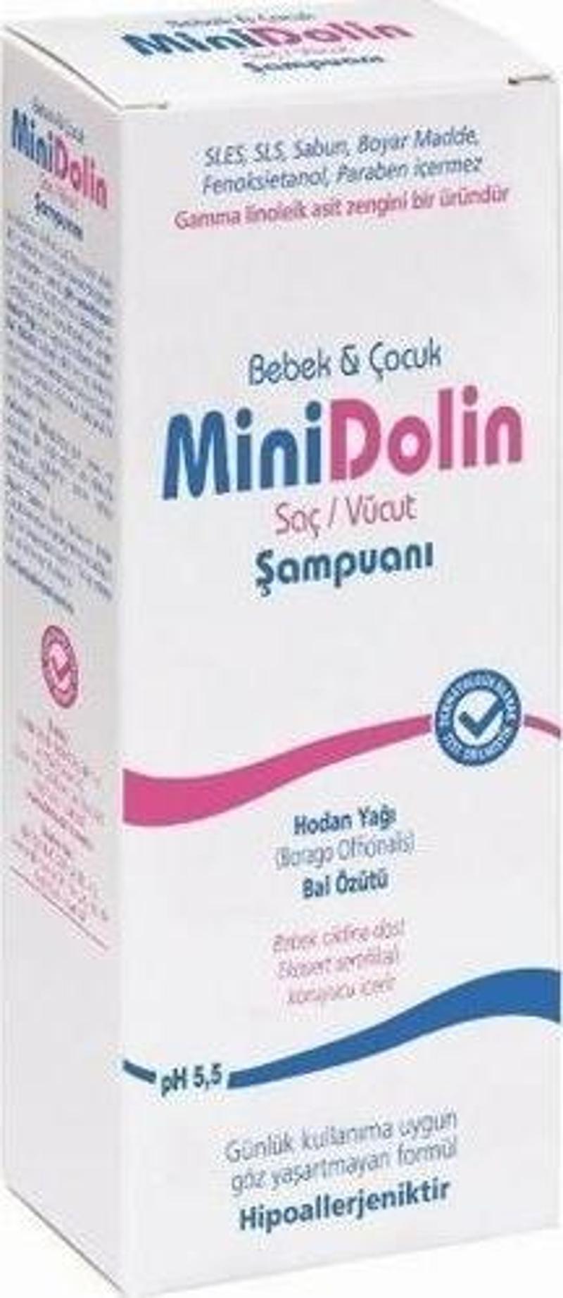 Minidolin Saç Ve Vücut Şampuanı 250 ml