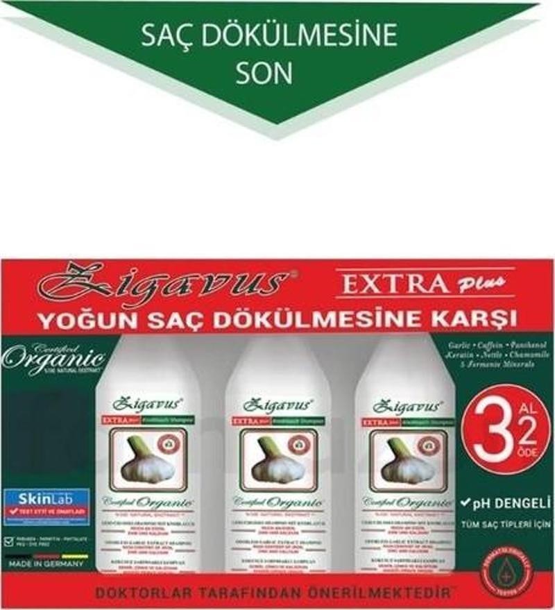 Extra Plus Sarımsaklı Şampuan 250Ml 3 Al 2 Öde