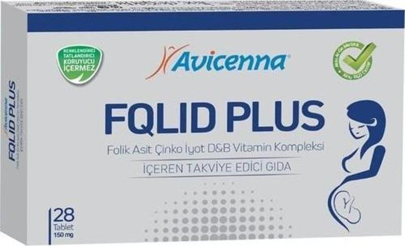 Folid Plus Çinko İyot D -B Vitamin Kompleksi 28 Tablet