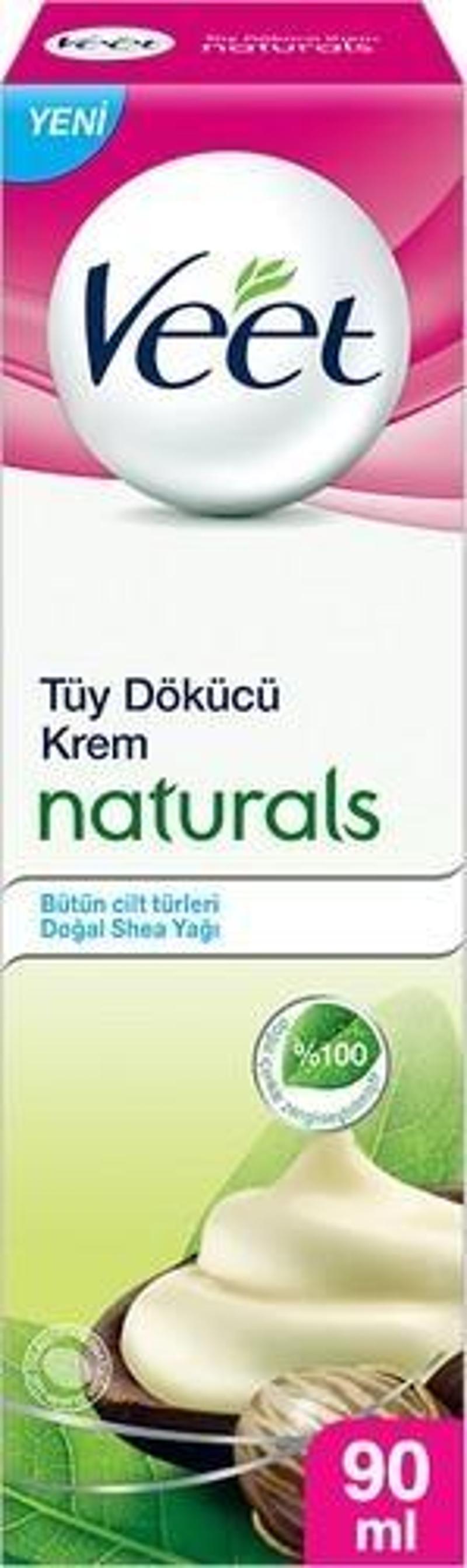 Tüy Dökücü Krem Naturals 90Ml