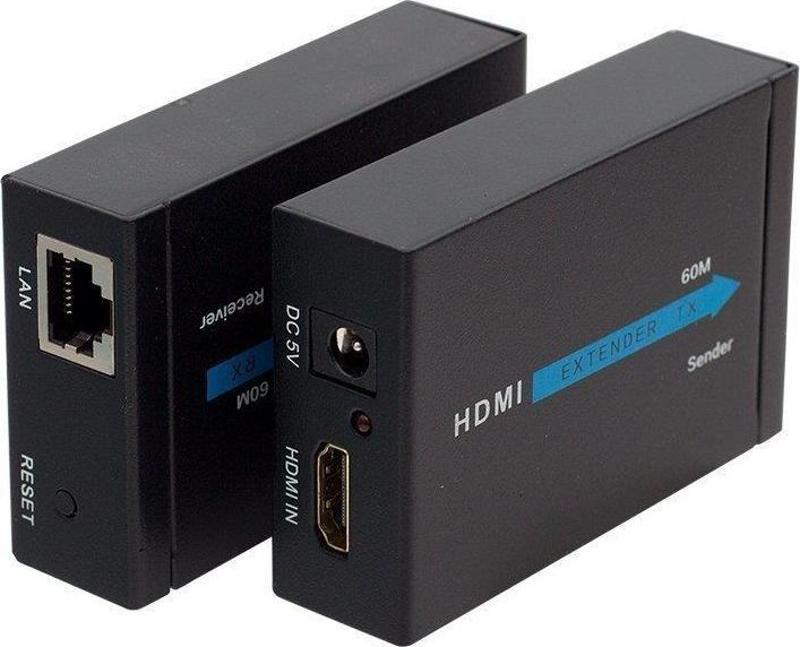 HDMI To RJ45 Cat6 Extender 60Metre Uzatıcı PM-18232