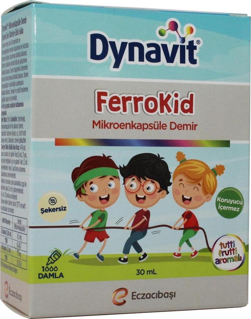 Ferrokid Mikroenkapsüle Demir Damla 30 Ml