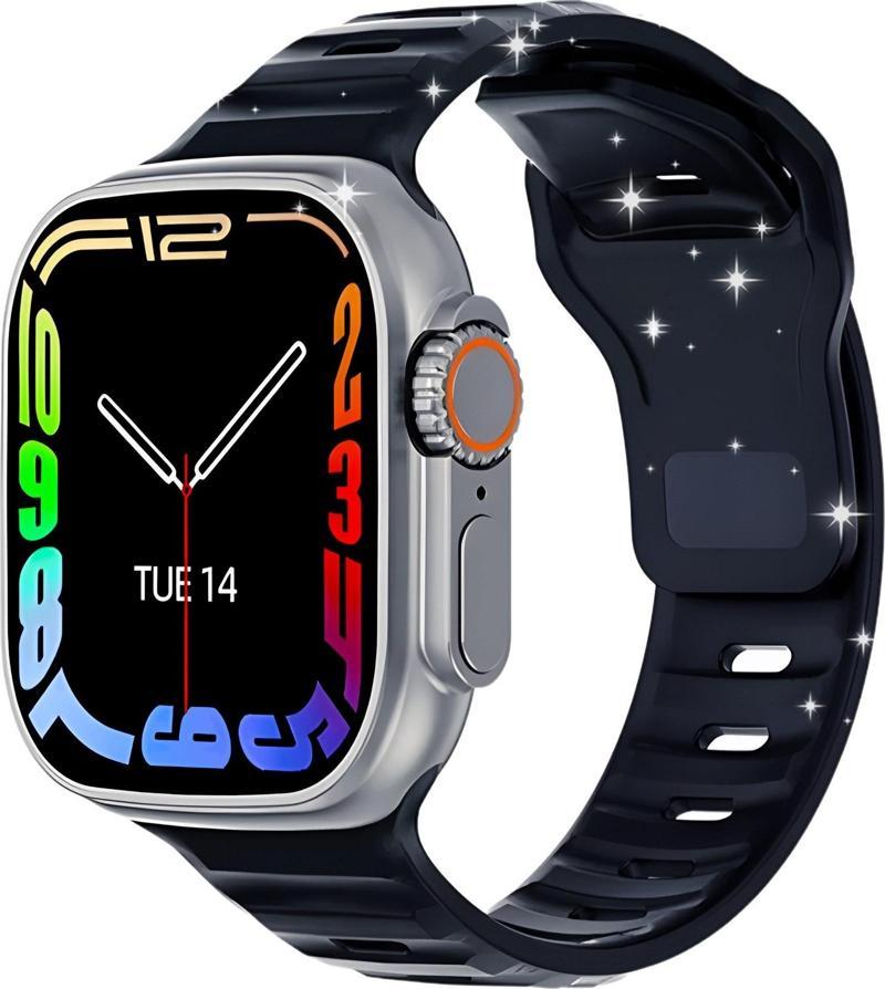 Watch8 Dt8 Ultra Titanyum Kasa 2022 Nfc Siri Bluetooth Arama Android İos Uyumlu Akıllı Saat