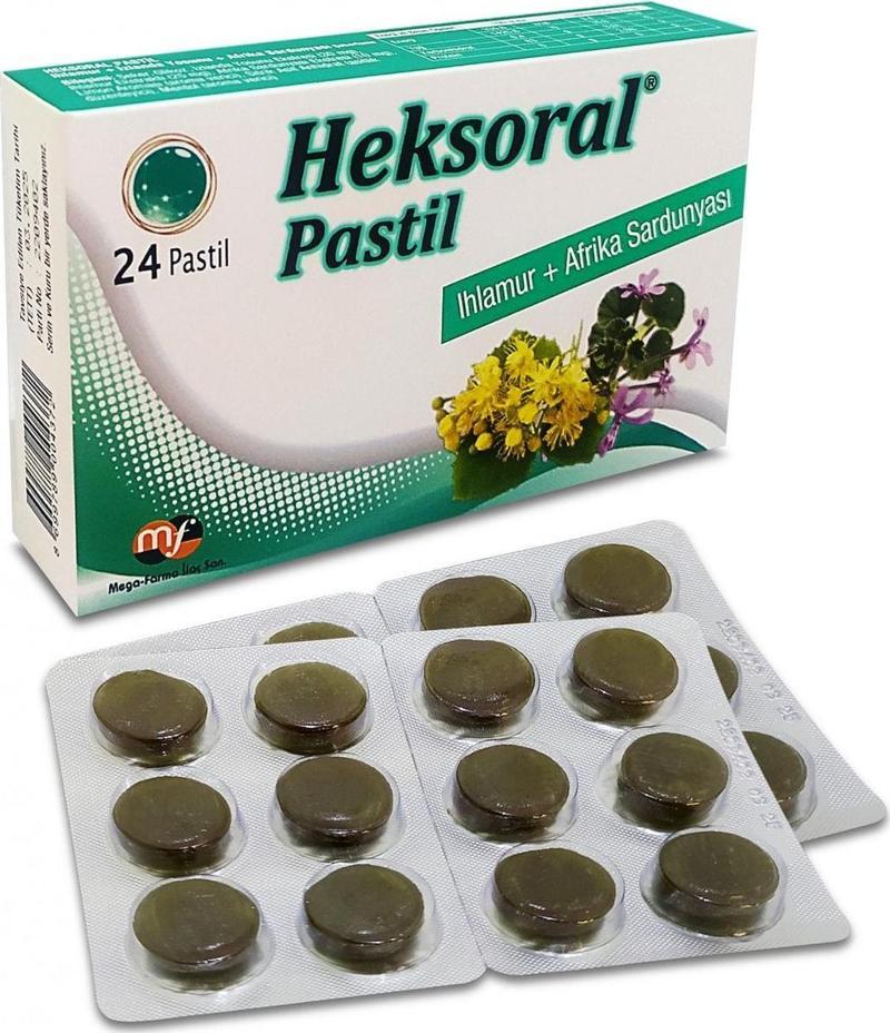Heksoral Ihlamur + Afrika Sardunyası 24 Pastil