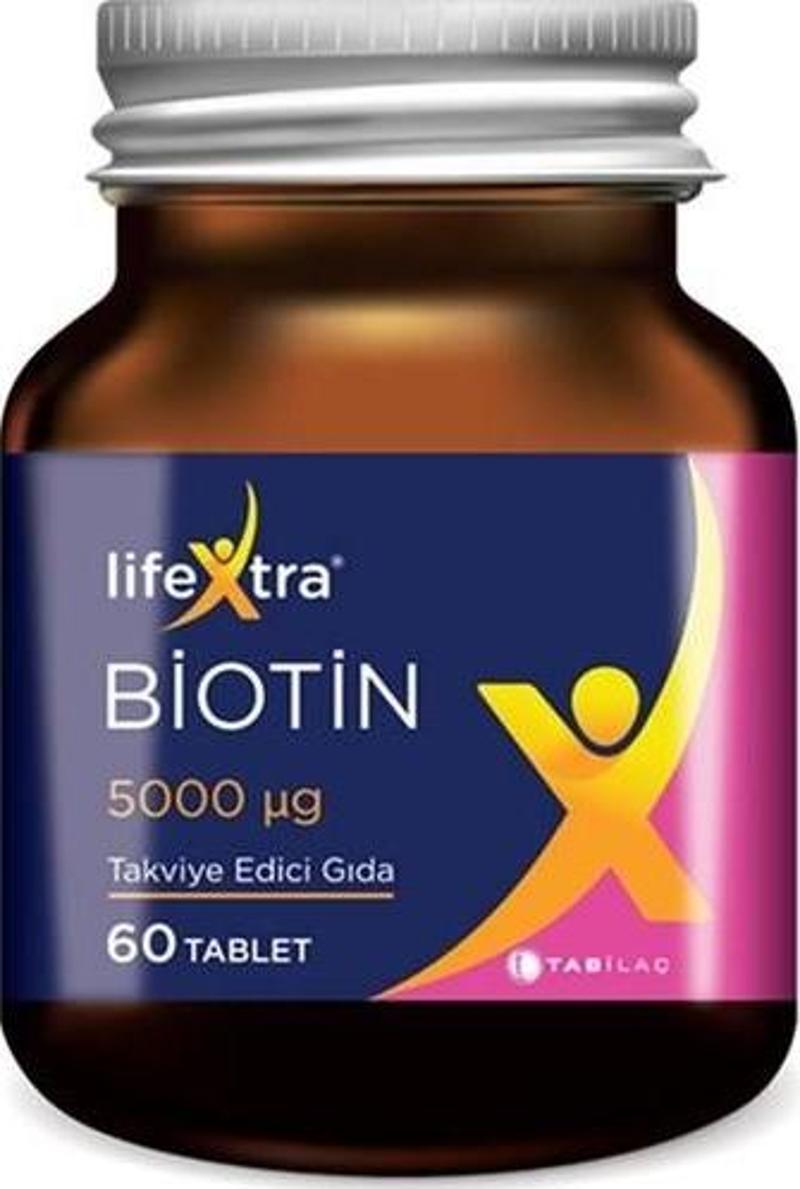 Lifextra Biotin 5000 Mg 60 Tablet