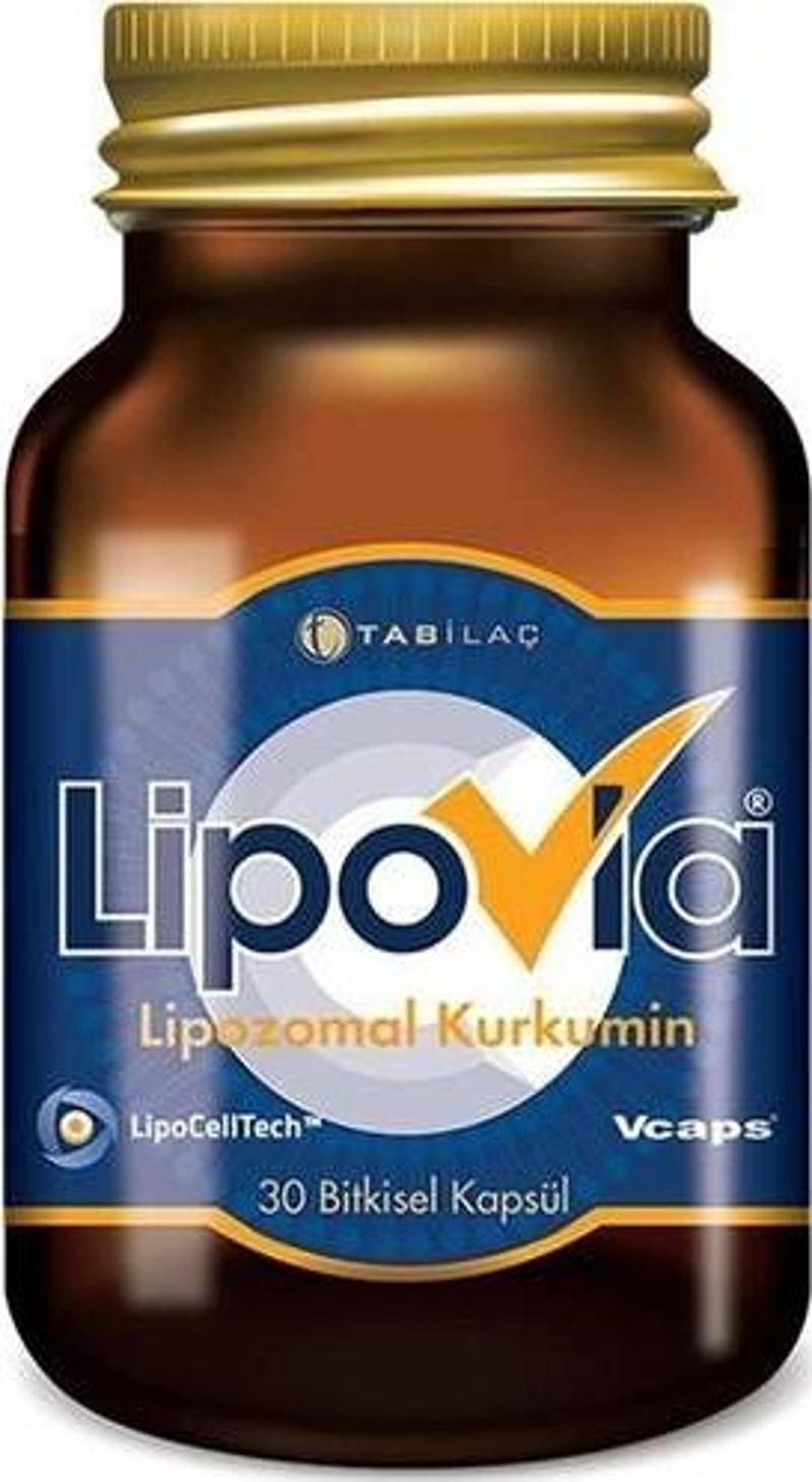 Lipovia Lipozomal Kurkumin 30 Bitkisel Kapsül