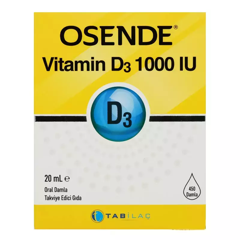 İlaç Osende Vitamin D3 Damla 20Ml