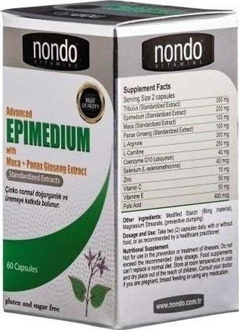 Advanced Epimedium With Maca + Panax Ginseng Extract 60 Kapsül