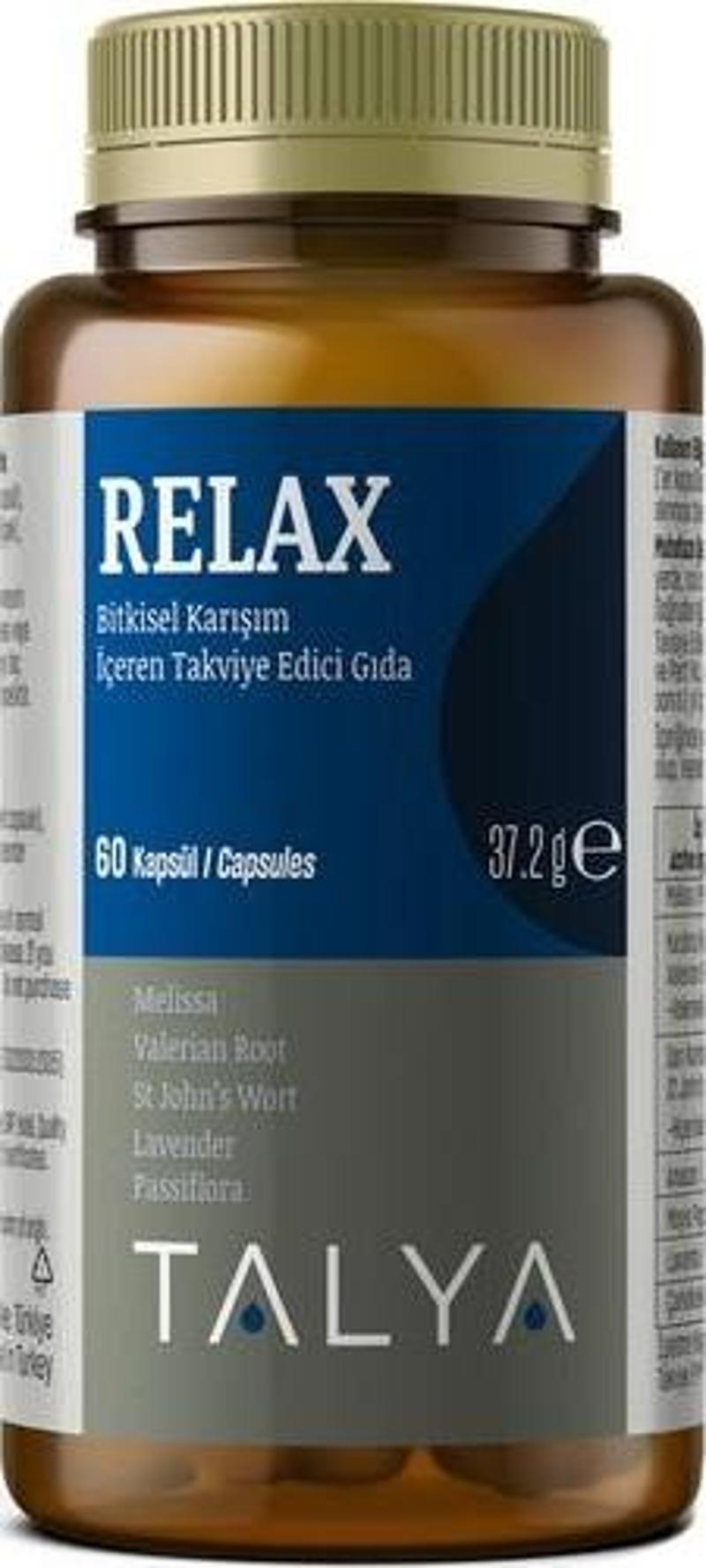 Relax Bitkisel Karışım Içeren Takviye Edici Gıda, 60 Kapsül