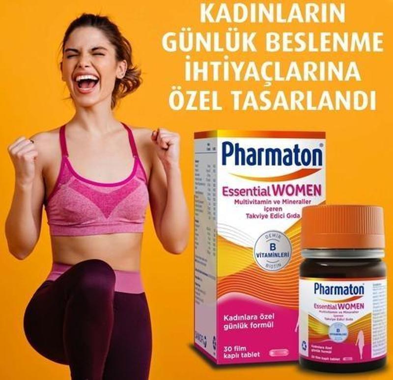 Essential Women 30 Tablet - Biotin, Demir, Vitamin B, Multivitamin Ve Mineraller