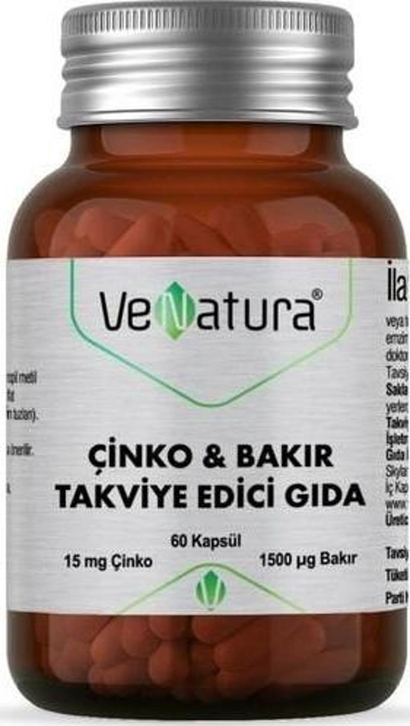 Çinko & Bakır 60 Kapsül