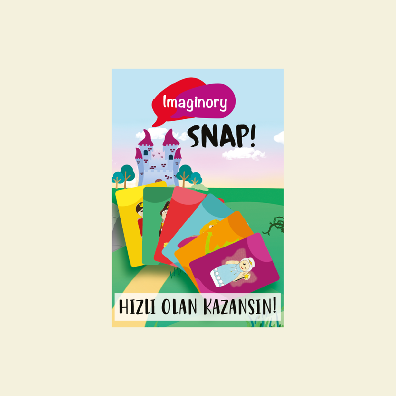 SNAP! 3ü1 Arada Eğitici Çocuk Kartları - Masal Temalı Kartlar