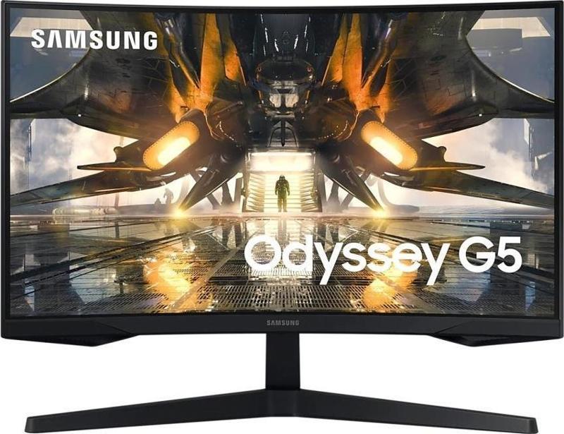 27" Odyssey G5 LS27AG550EPXUF 1 ms QHD FreeSync Curved Oyuncu Monitörü