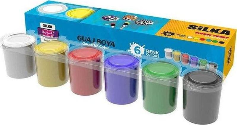 Silka Guaj Boya 6 Renkx25Ml G.SS6-6