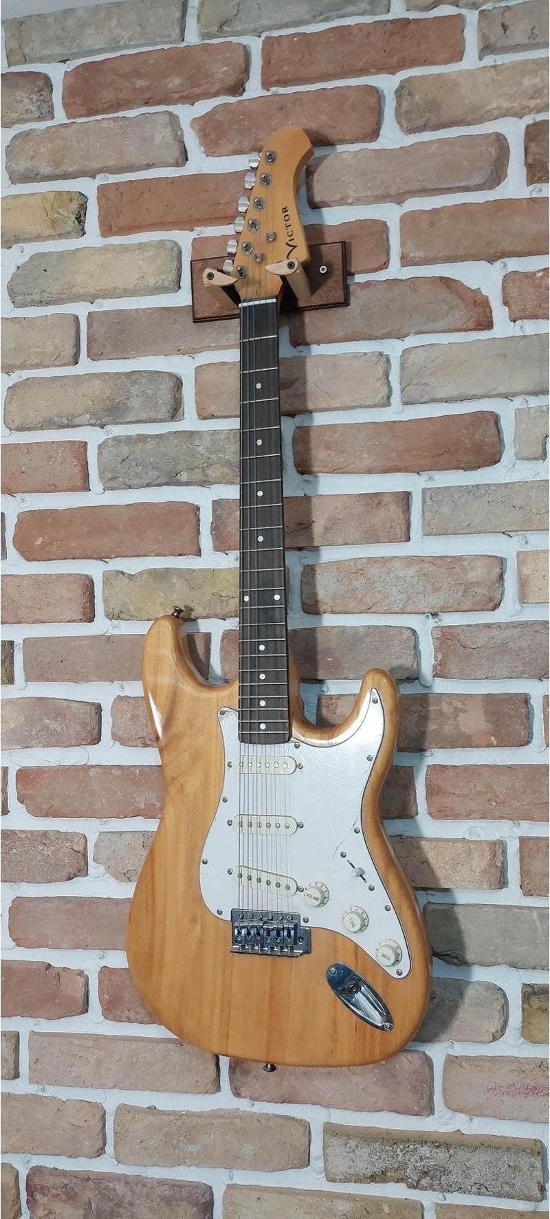 Elektro Gitar Standı Duvar Askı Aparatı Stantı Natural Rodrigo &