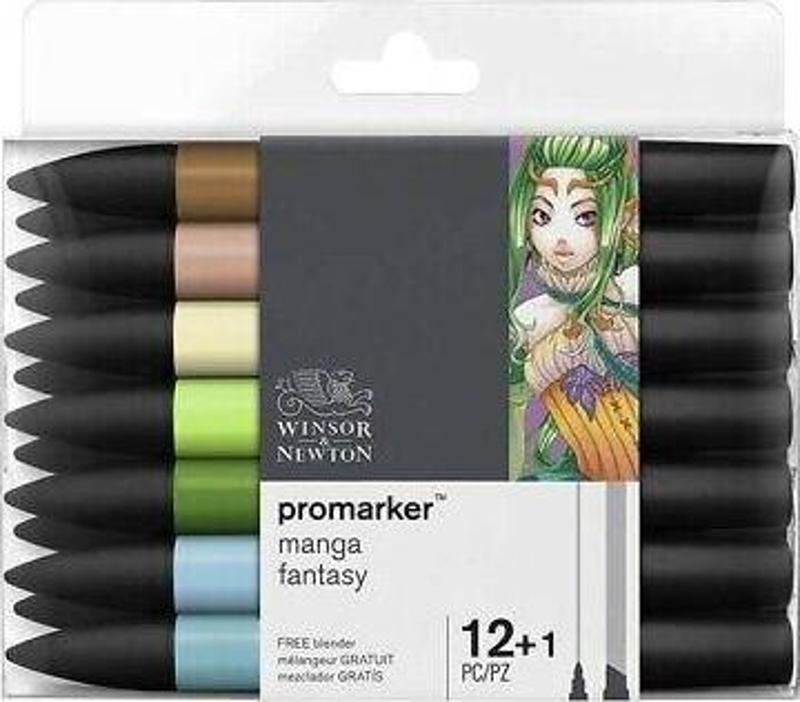 Promarker 12+1 Manga Fantasy Seti (12 Renk + Karıştırıcı) LV-WN-0290142