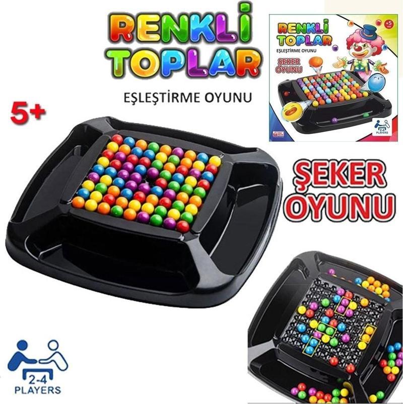 Fırsat Oyuncak Oyuncak Candy Game Eşleştirme Oyunu Renkli Toplar Şeker Oyunu Eğitici Zeka Geliştirici